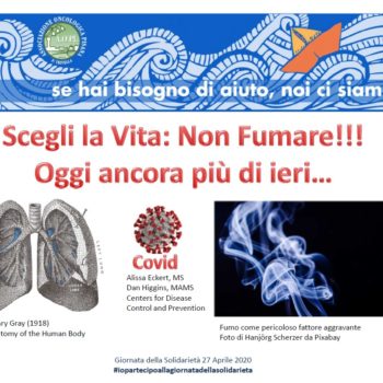 "L'Associazione Oncologica Pisana partecipa alla Giornata della Solidarietà come ogni anno"